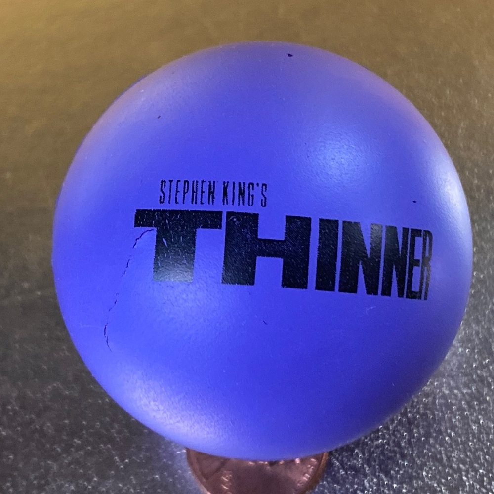 Stephen King's Thinner Vintage Purple Promotional Stress Ball RARE